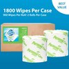 Touch Point Wipes TP Personal Care Skin Wipes, 2 Rolls x 900 Wipes Refill, 8 in.x7 in., Aloe & Vitamin E, 2PK 22900TP